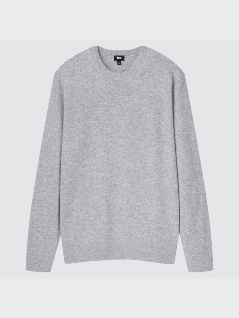UNIQLO Cashmere Blend Gray Crewneck Sweater 3XL Plus Size